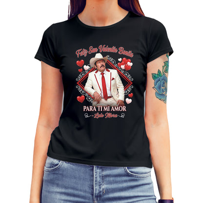 Playera San Valentín Norteño "LALO MORA"