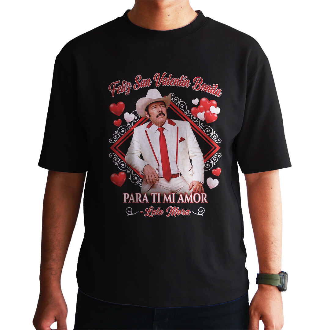 Playera San Valentín Norteño "LALO MORA"