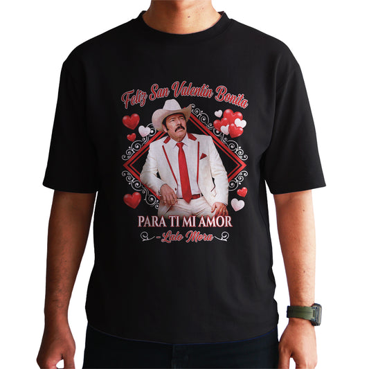 Playera San Valentín Norteño "LALO MORA"