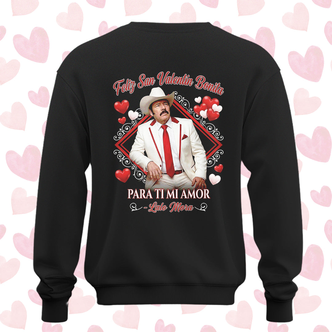 Playera San Valentín Norteño "LALO MORA"