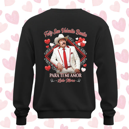 Playera San Valentín Norteño "LALO MORA"