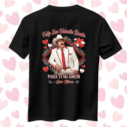 Playera San Valentín Norteño "LALO MORA"