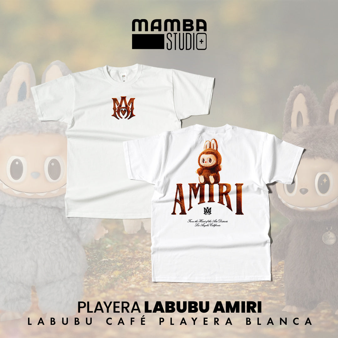 Playera Labubu "AMIRI CAFÉ"