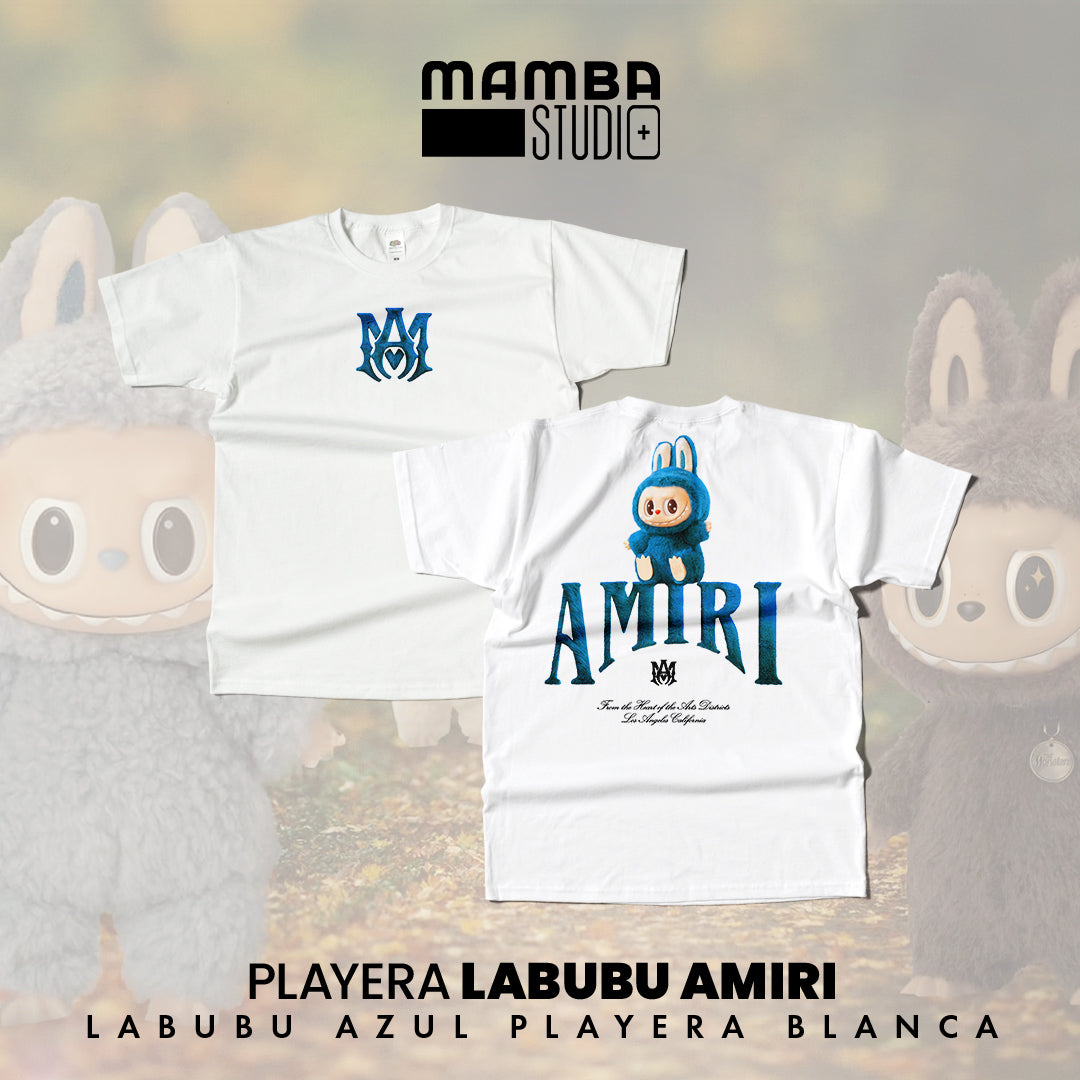 Playera Labubu "AMIRI AZUL"