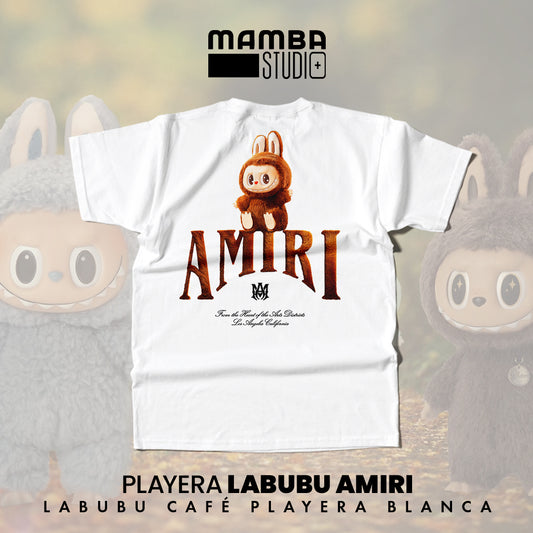 Playera Labubu "AMIRI CAFÉ"