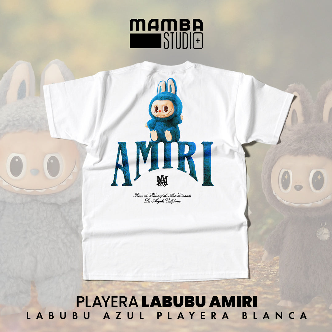 Playera Labubu "AMIRI AZUL"