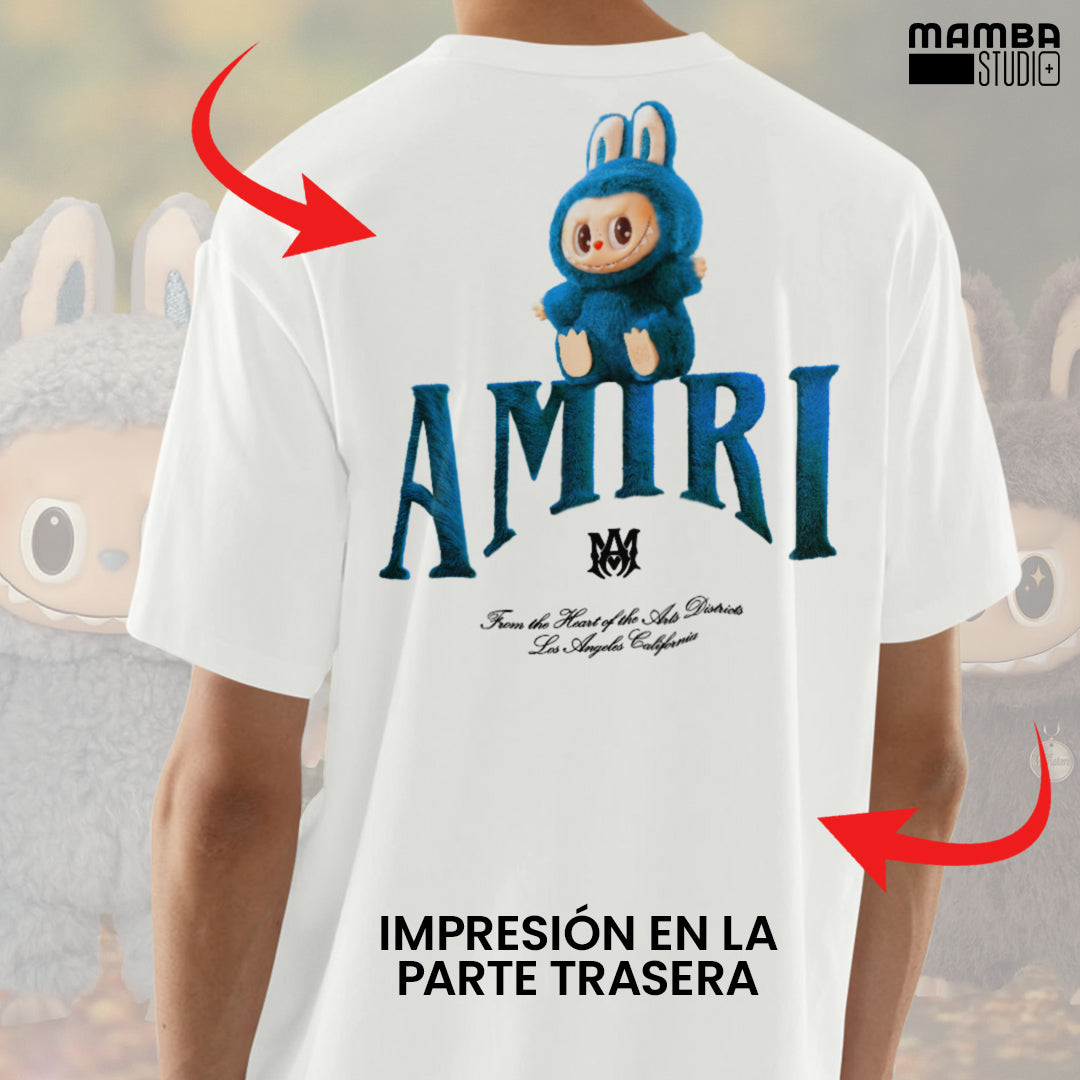 Playera Labubu "AMIRI AZUL"