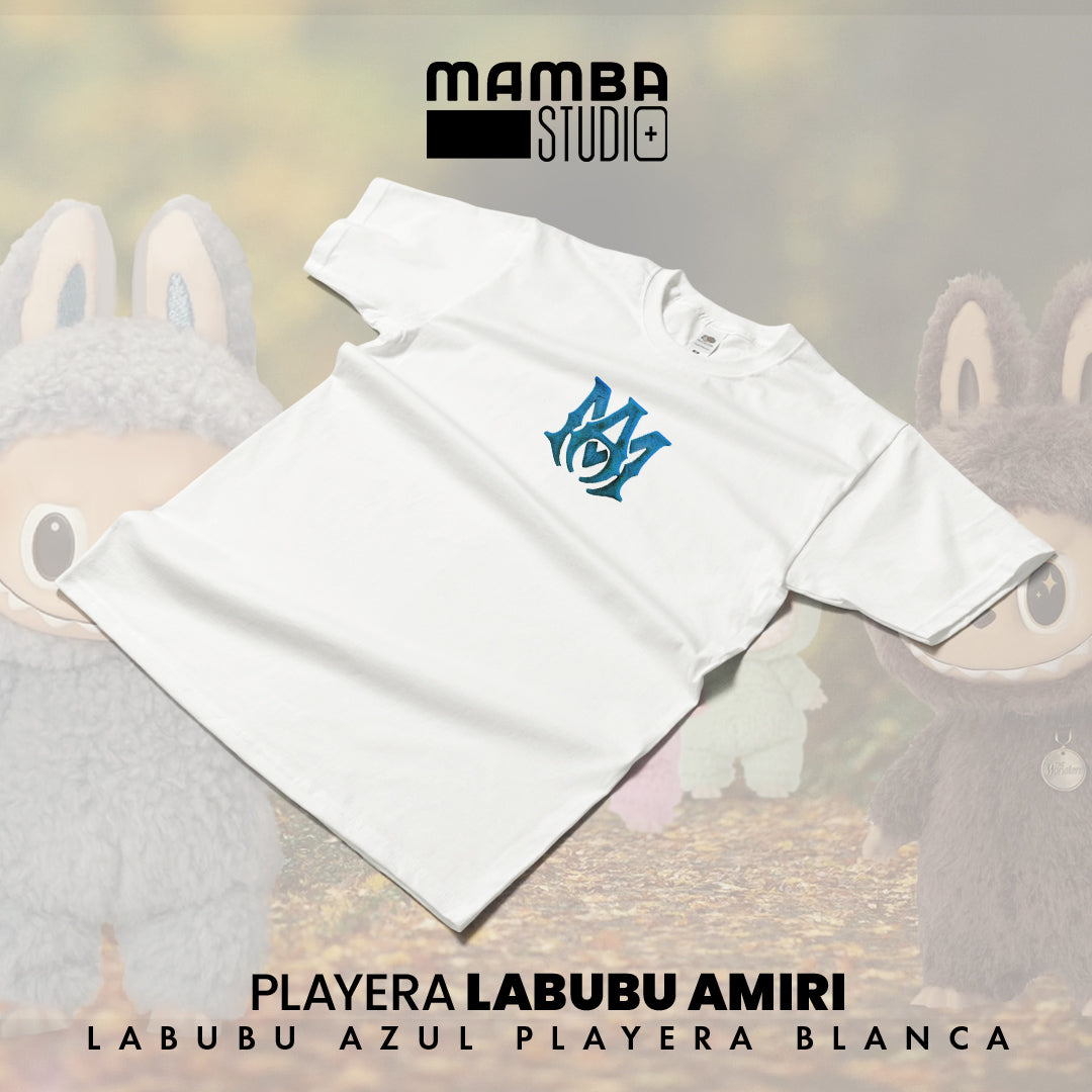 Playera Labubu "AMIRI AZUL"