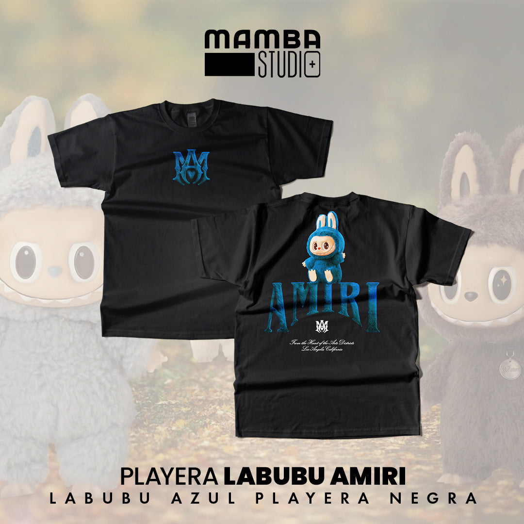 Playera Labubu "AMIRI AZUL"