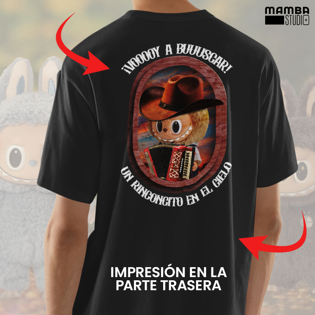 Playera Labubu Norteño "RINCONCITO EN EL CIELO"