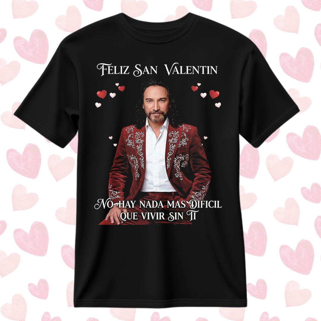 Playera San Valentín Norteño "SIN TI" El Buki