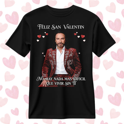 Playera San Valentín Norteño "SIN TI" El Buki