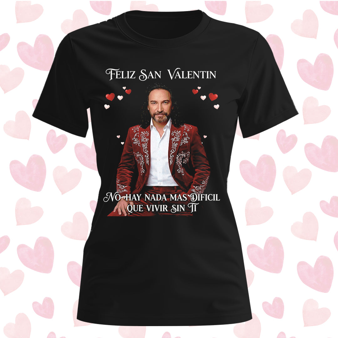 Playera San Valentín Norteño "SIN TI" El Buki