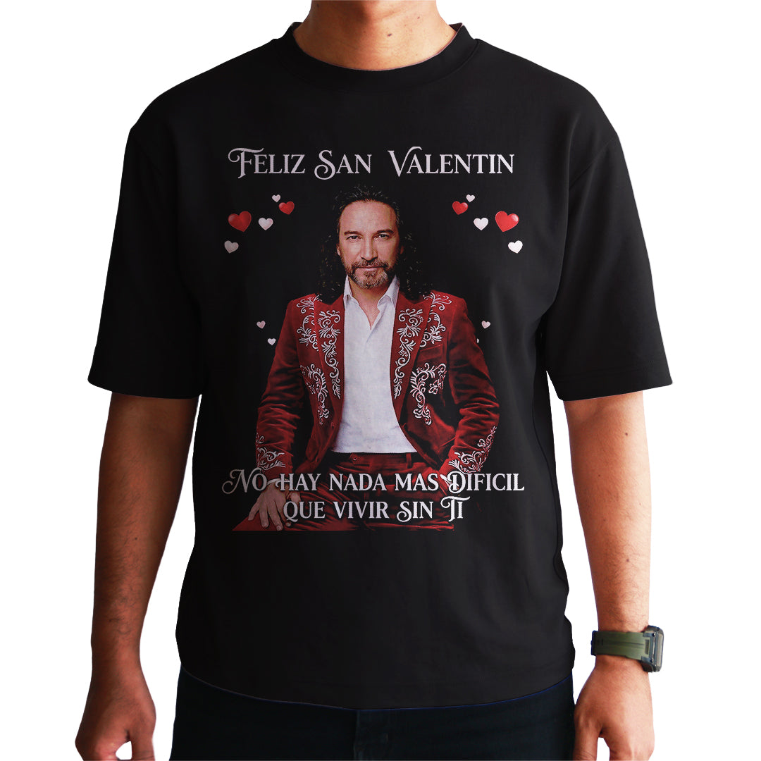 Playera San Valentín Norteño "SIN TI" El Buki