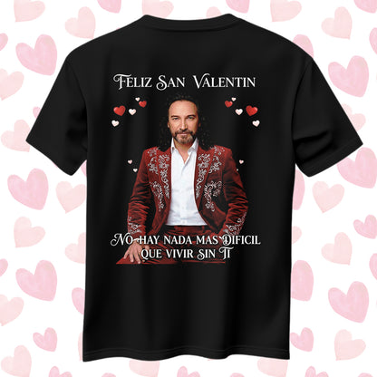 Playera San Valentín Norteño "SIN TI" El Buki