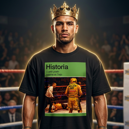 Playera Adame "GOLDEN BOY" Libro de Historia