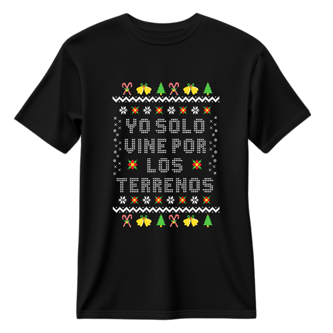 Playera Ugly Navidad "SOLO VINE POR LOS TERRENOS"