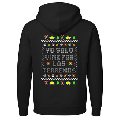 Playera Ugly Navidad "SOLO VINE POR LOS TERRENOS"