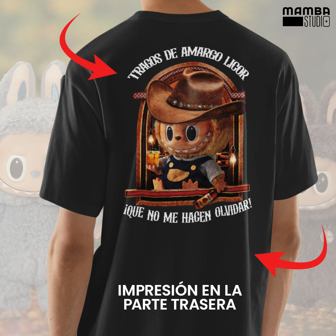 Playera Labubu Norteño "TRAGOS AMARGOS"