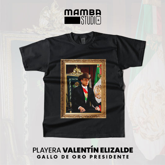 Playera Norteña "VALENTÍN ELIZALDE PRESIDENTE"