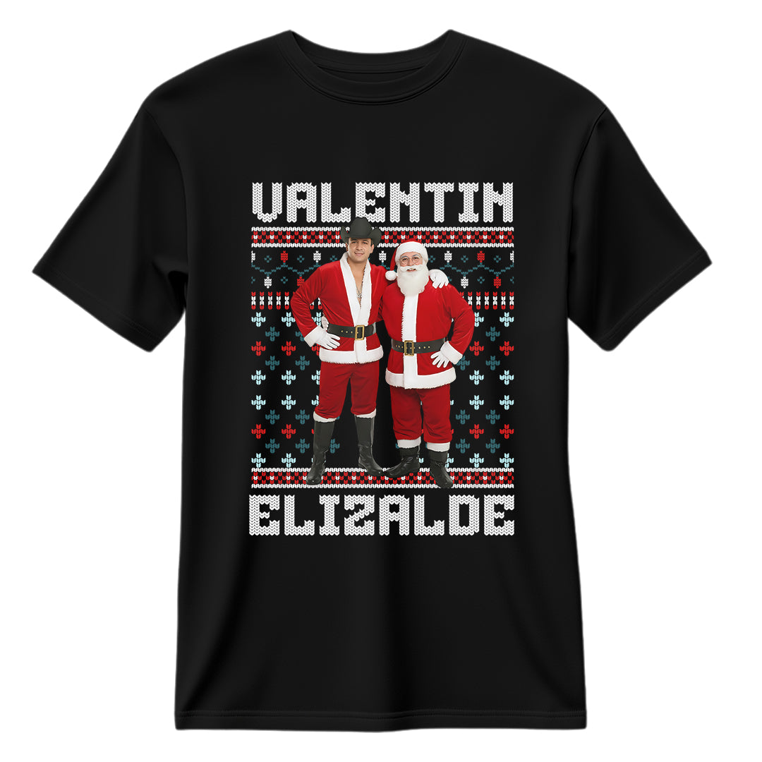 Playera Ugly Navidad "VALENTÍN ELIZALDE SANTA"