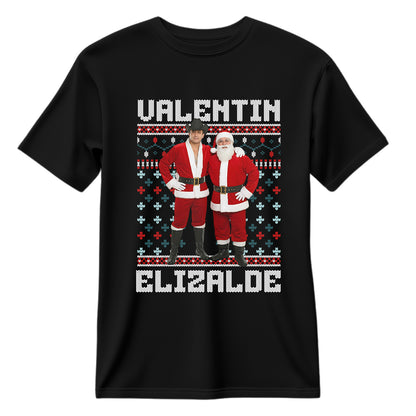 Playera Ugly Navidad "VALENTÍN ELIZALDE SANTA"