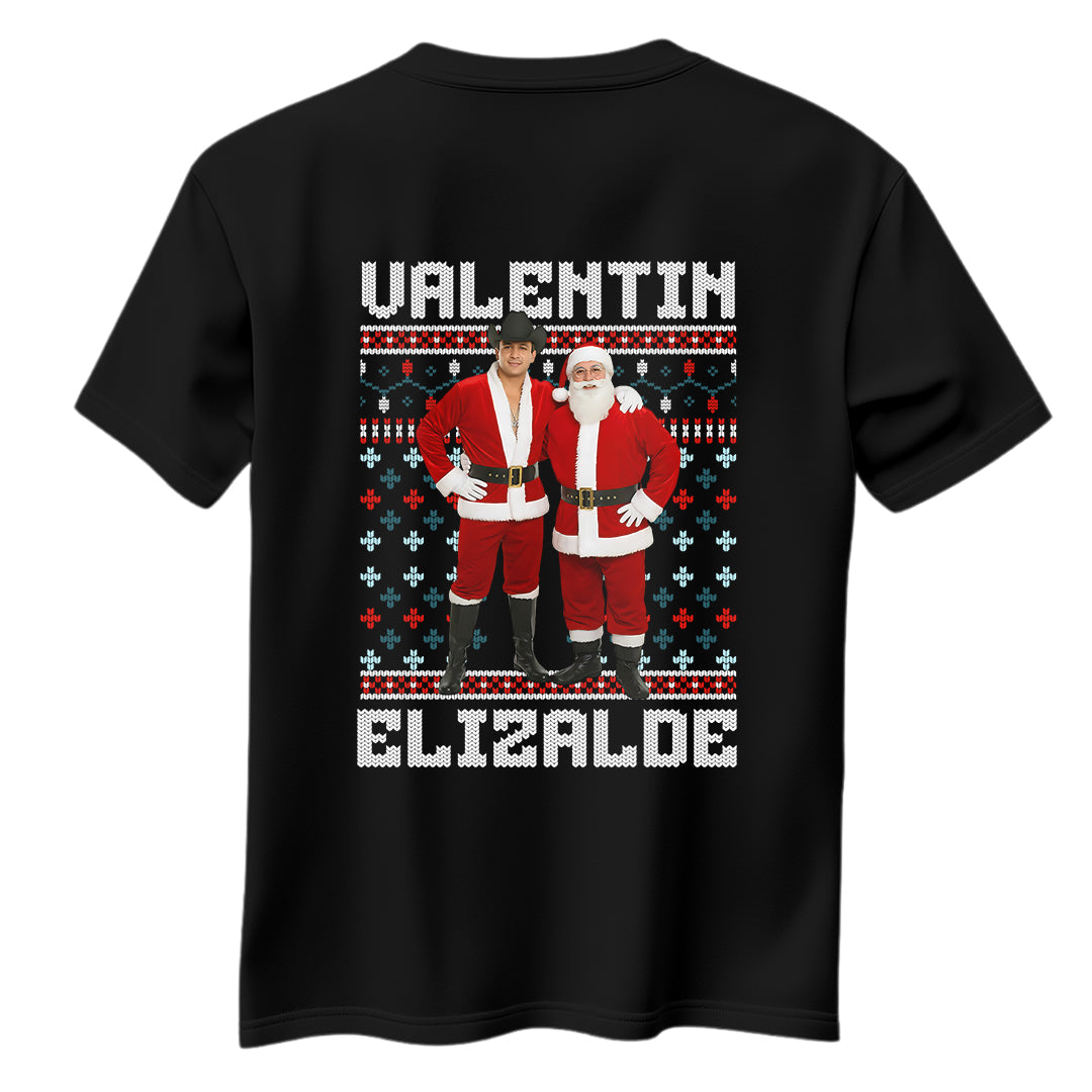 Playera Ugly Navidad "VALENTÍN ELIZALDE SANTA"