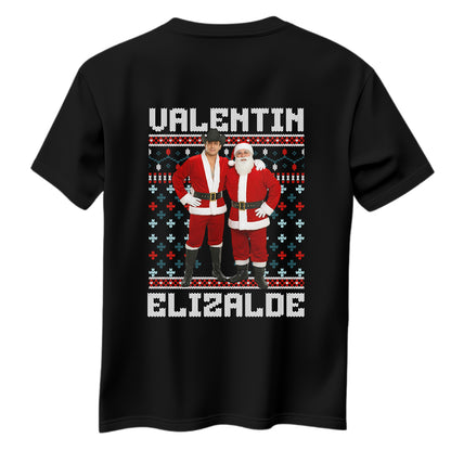 Playera Ugly Navidad "VALENTÍN ELIZALDE SANTA"