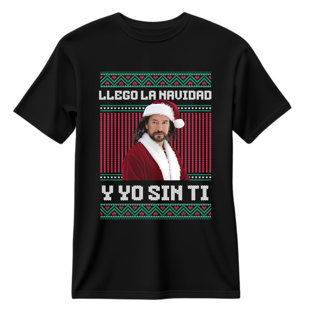 Playera Ugly Navidad "Y YO SIN TI" El Buki