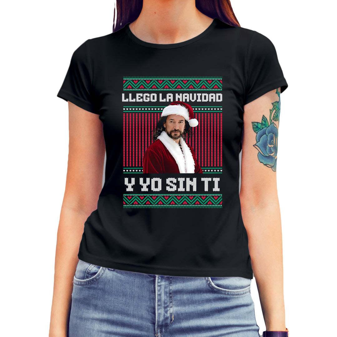 Playera Ugly Navidad "Y YO SIN TI" El Buki