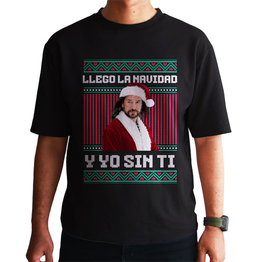 Playera Ugly Navidad "Y YO SIN TI" El Buki