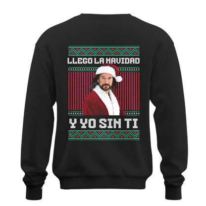 Playera Ugly Navidad "Y YO SIN TI" El Buki
