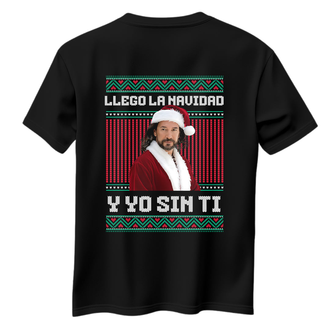 Playera Ugly Navidad "Y YO SIN TI" El Buki
