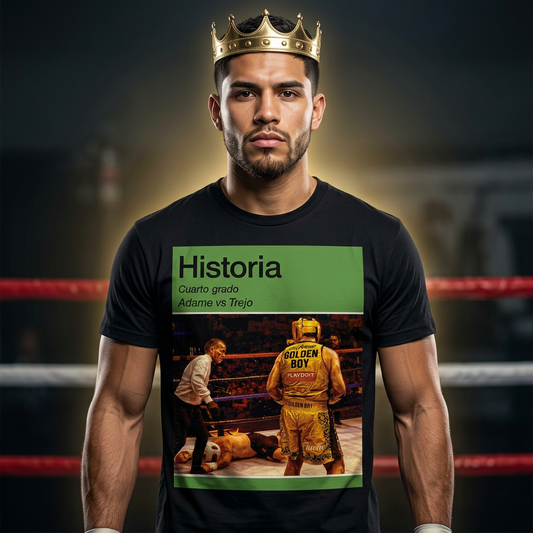 Playera Adame "GOLDEN BOY" Libro de Historia