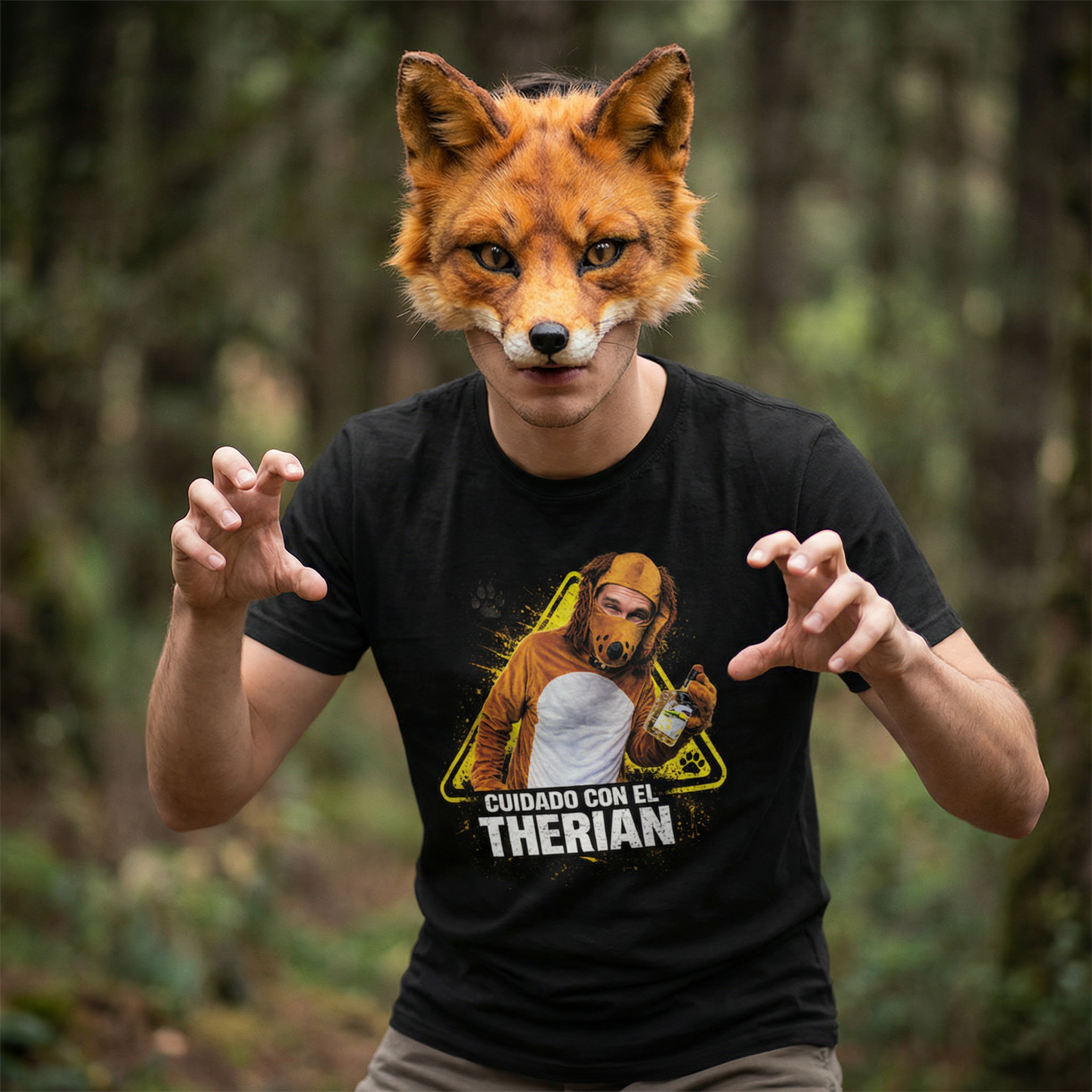 Playera "CUIDADO CON EL THERIAN"