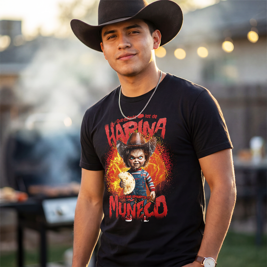 Playera Norteña "LAS DE HARINA PAL MUÑECO"