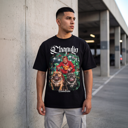 Playera Mexican Drip "CHAPULÍN"