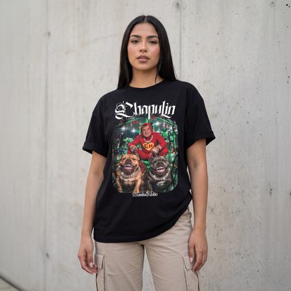 Playera Mexican Drip "CHAPULÍN"