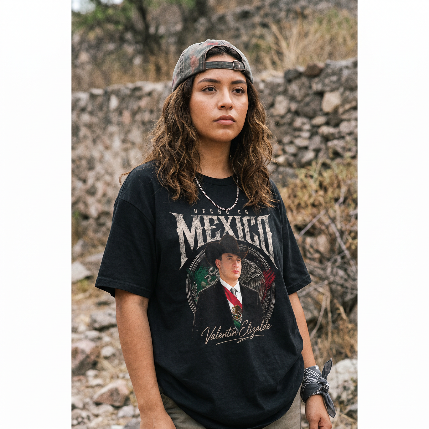 Playera Hecho en México "VALENTÍN" Presidente
