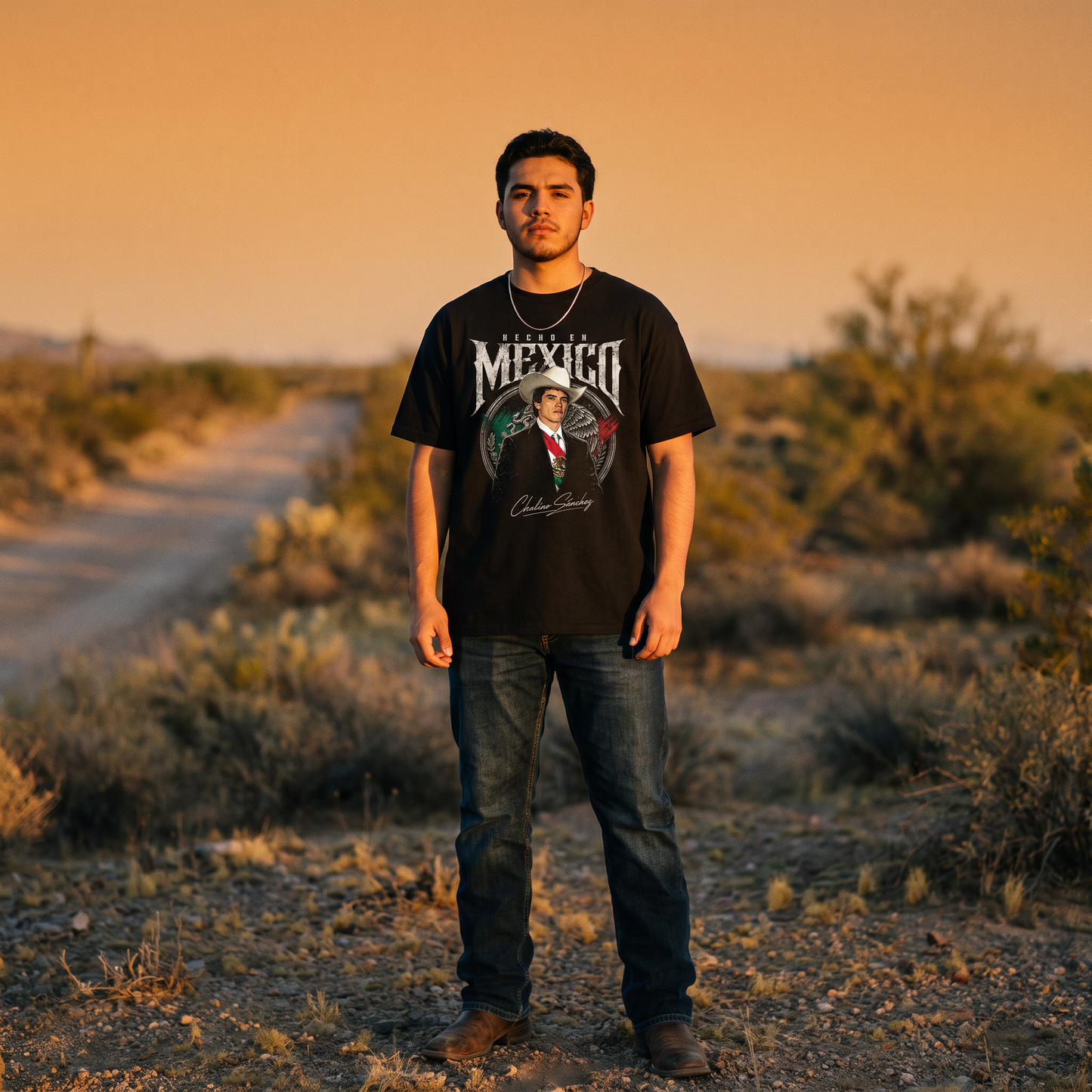 Playera Hecho en México "CHALINO" Presidente