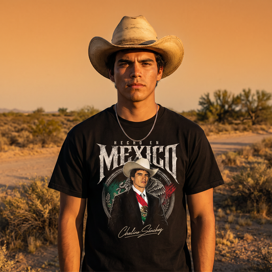 Playera Hecho en México "CHALINO" Presidente