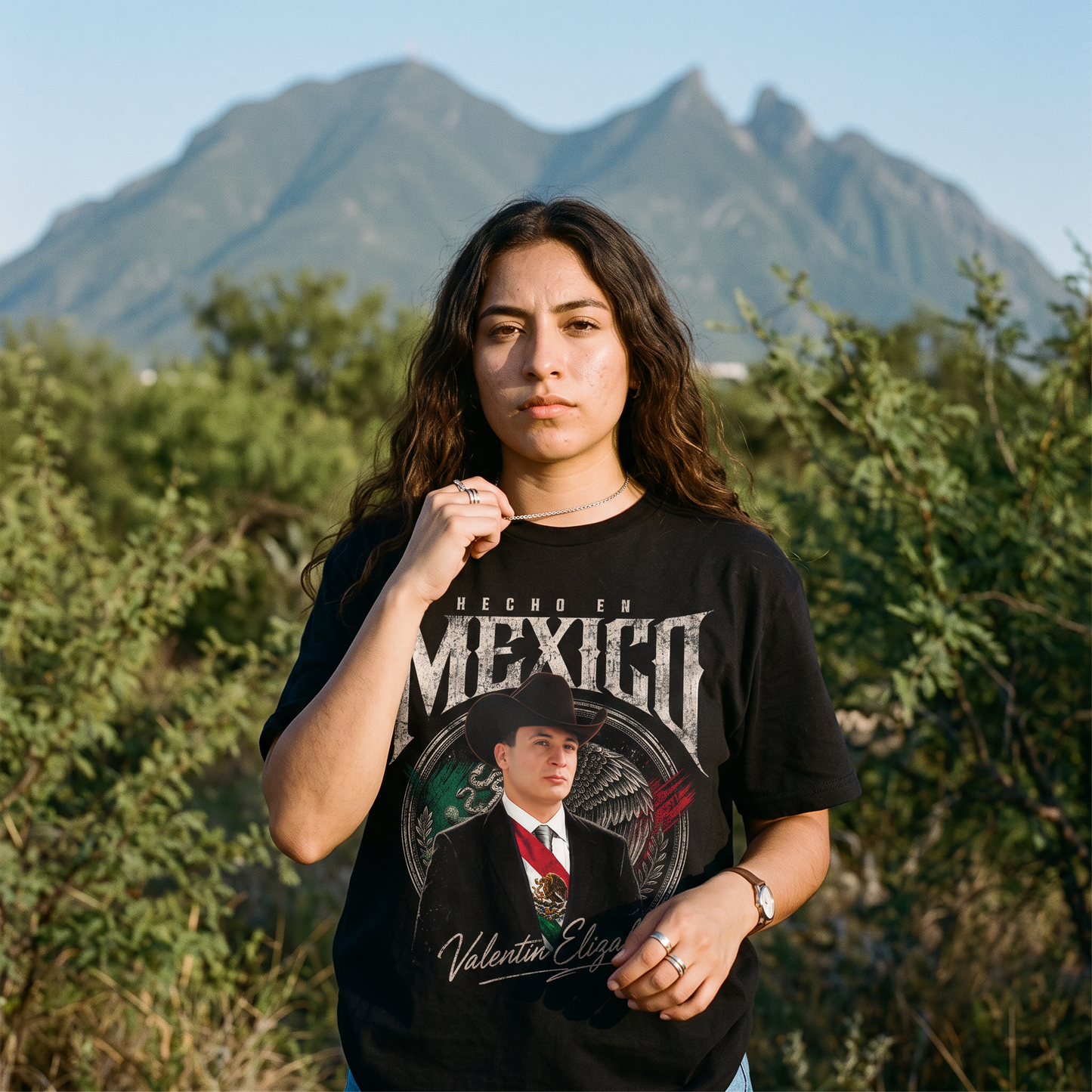 Playera Hecho en México "VALENTÍN" Presidente