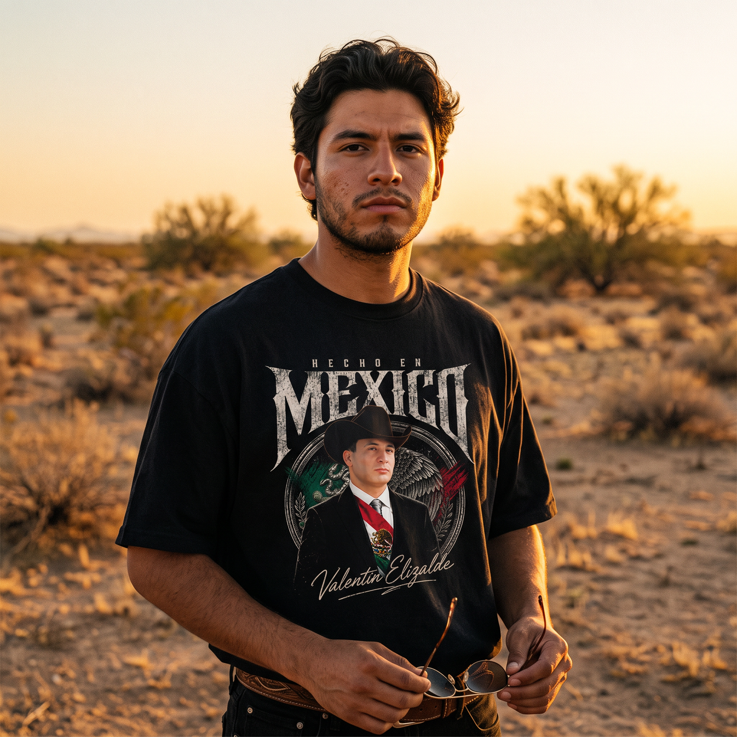 Playera Hecho en México "VALENTÍN" Presidente